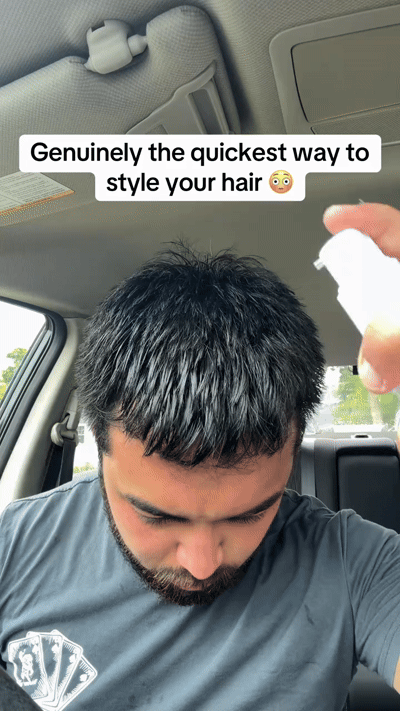 Creator hair styling product video